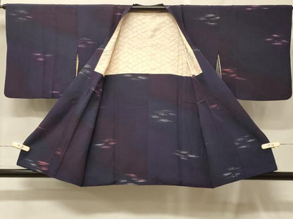 平和屋着物＃道行コート　霞文　暈し染め　正絹　逸品　CABF9033in
