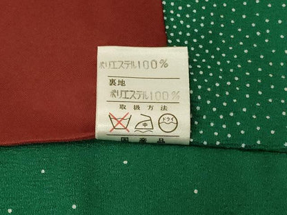 平和屋着物＃道中着　舞花文　洗える着物　CABF9075in