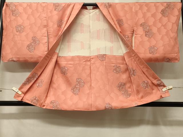 平和屋着物＃羽織　地紋起こし　花唐草文　正絹　逸品　未使用　CABF9080in