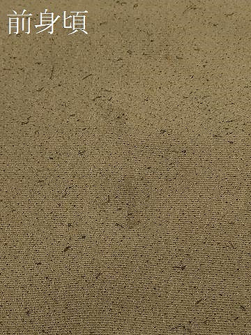 平和屋着物＃男性　羽織　紬地　涅色　正絹　逸品　CABF9083in