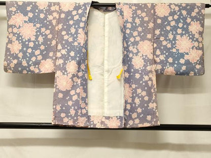 平和屋着物＃羽織　舞花文　暈し染め　正絹　逸品　CABF9102in