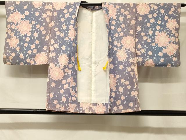 平和屋着物＃羽織　舞花文　暈し染め　正絹　逸品　CABF9102in