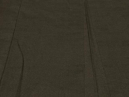 平和屋着物＃男性　長羽織　黒地　正絹　逸品　CABF9114in