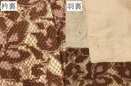 平和屋着物＃羽織　総レース　草花文　正絹　逸品　CABF9123in