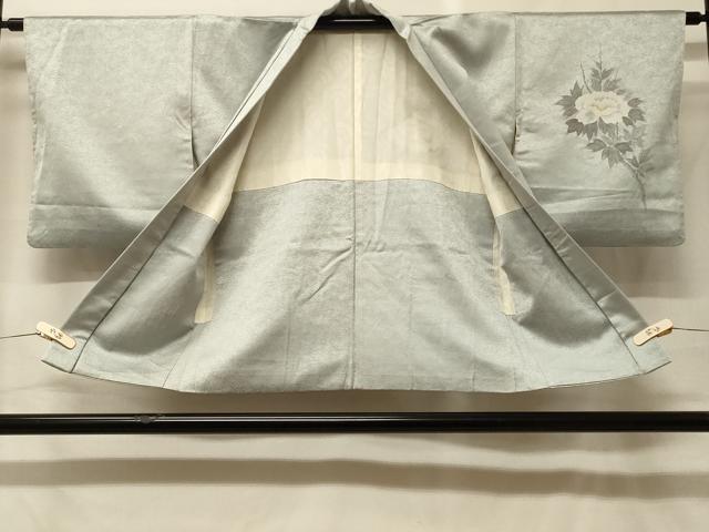 平和屋着物＃羽織　手描き　枝花文　暈し染め　正絹　逸品　CABF9131in