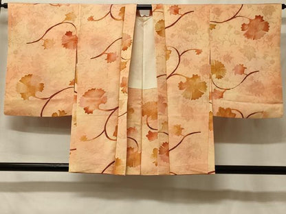 平和屋着物＃羽織　地紋起こし　更紗花文　暈し染め　正絹　逸品　CABF9132in