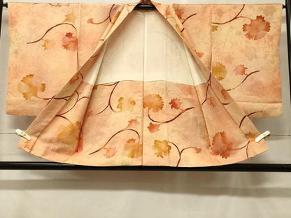 平和屋着物＃羽織　地紋起こし　更紗花文　暈し染め　正絹　逸品　CABF9132in