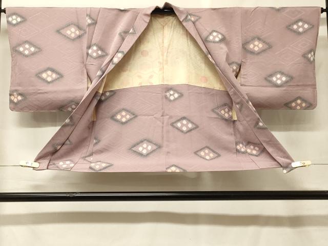 平和屋着物＃羽織　地紋起こし　菱吉祥文　正絹　逸品　未使用　CABF9135in