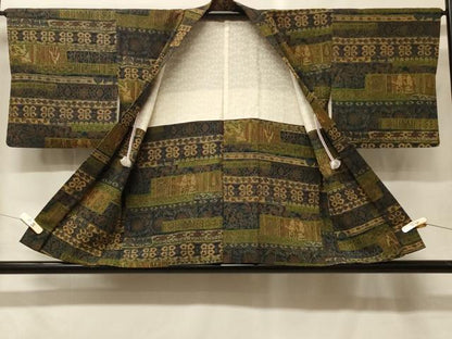 平和屋着物＃羽織　壁画文様　正絹　逸品　CABF9139in