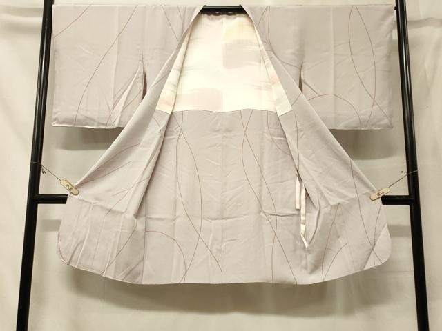 平和屋着物＃道行コート　抽象文　ロング丈　正絹　逸品　未使用　CABF9141in