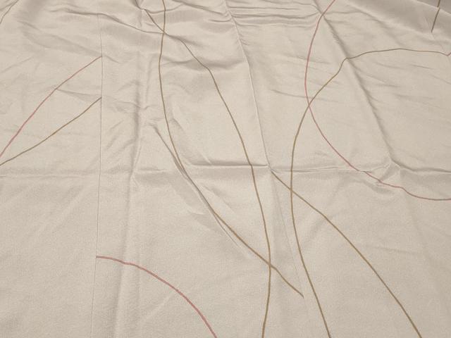 平和屋着物＃道行コート　抽象文　ロング丈　正絹　逸品　未使用　CABF9141in