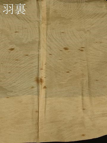 平和屋着物＃羽織　寿光織　枝花文　黒地　正絹　逸品　未使用　CABF9143in