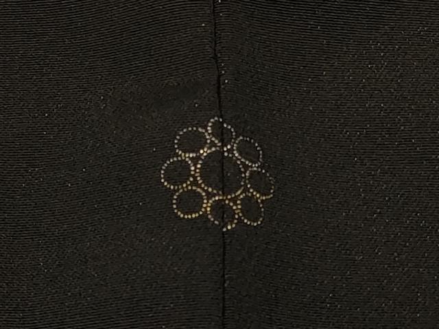 平和屋着物＃羽織　総刺繍　枝垂れ花文　黒地　正絹　逸品　CABF9145in