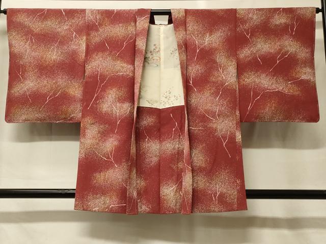 平和屋着物＃羽織　ろうけつ染め　樹林文　正絹　逸品　未使用　CABF9146in