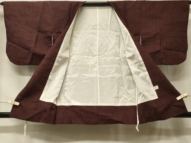 平和屋着物＃道行コート　ふくれ織　霞文　正絹　逸品　CABF9152in