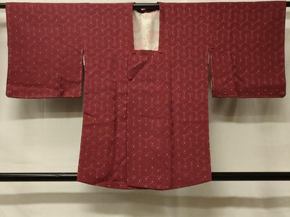 平和屋着物＃道行コート　亀甲花地紋　正絹　逸品　未使用　CABF9157in