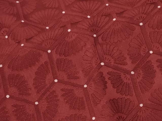 平和屋着物＃道行コート　亀甲花地紋　正絹　逸品　未使用　CABF9157in