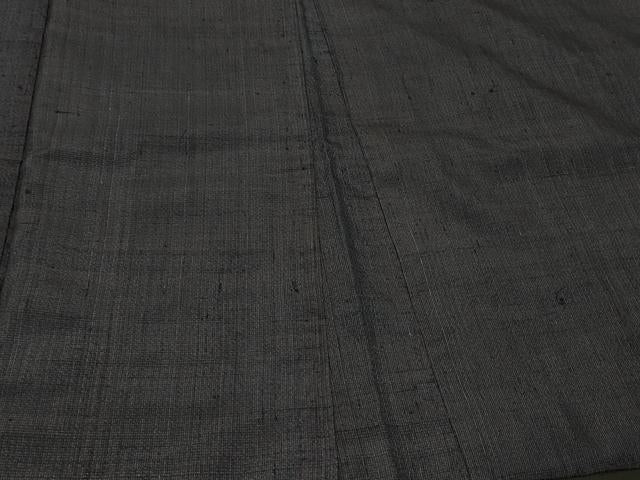 平和屋着物＃男性　長羽織　紬地　霞文　正絹　逸品　CABF9164in