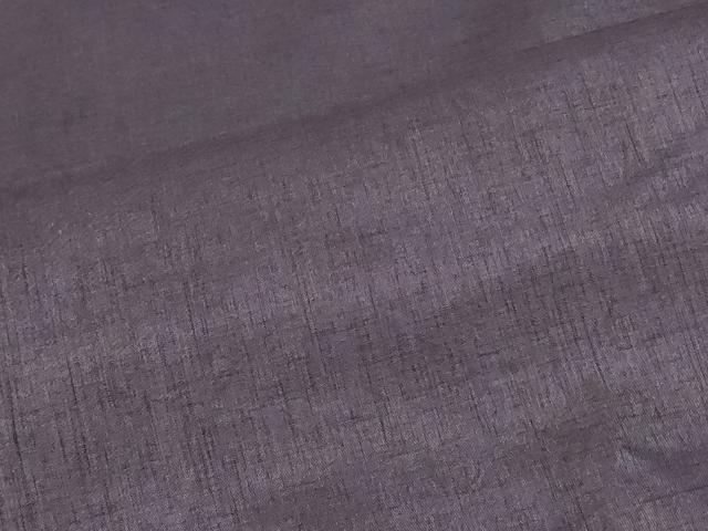 平和屋着物＃道中着　色無地　単衣　鳩羽色　ロング丈　洗える着物　CABF9172in