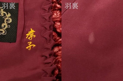 平和屋着物＃和装コート　花づくし　ベロア　交織　CABF9190in