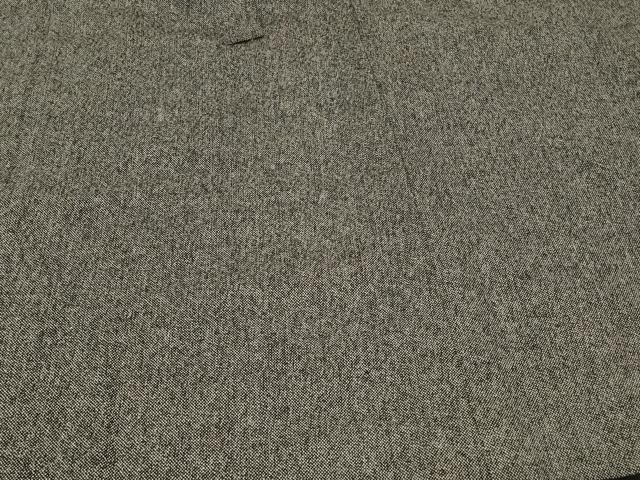 平和屋着物＃男性　和装コート　角袖コート　単衣　霞文　ウール　CABF9191in