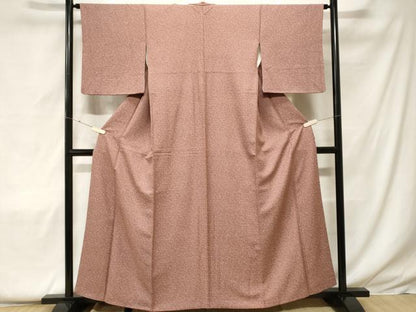 平和屋着物■上質な小紋 芒文 正絹 逸品 CABF9203ev