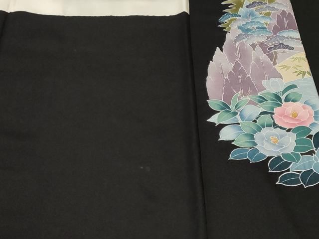 平和屋着物■豪華黒留袖　作家物　御所解　暈し染め　正絹　逸品　CABF9231ev