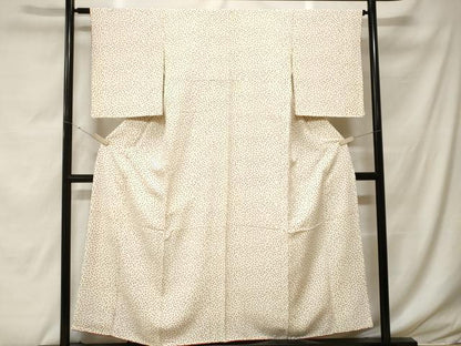 平和屋着物■上質な小紋 成り物 正絹 逸品 CABF9261ev