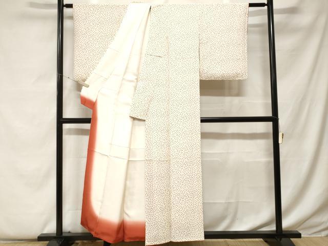 平和屋着物■上質な小紋 成り物 正絹 逸品 CABF9261ev