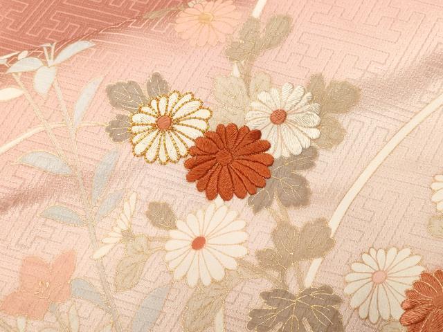 平和屋着物●訪問着　駒刺繍　花筏文　暈し染め　金彩　正絹　逸品　AABF6975ph FURLA フルラ 長財布ラウンドファスナー WP00322 ARE000 1257S FURLA CAMELIA レディース ベージュ 【公式通販】 