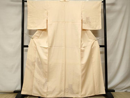 平和屋着物■訪問着　道長几帳花地紋　暈し染め　正絹　逸品　CABF9274ev