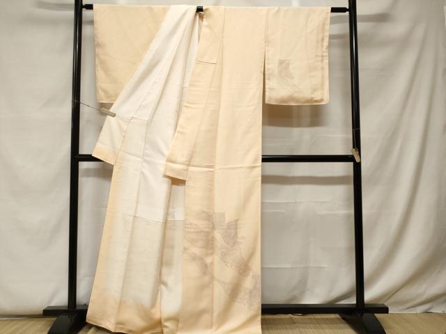 平和屋着物■訪問着　道長几帳花地紋　暈し染め　正絹　逸品　CABF9274ev