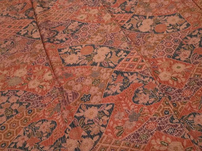 平和屋着物■上質な小紋　辻が花　金彩　正絹　逸品　CABF9275ev