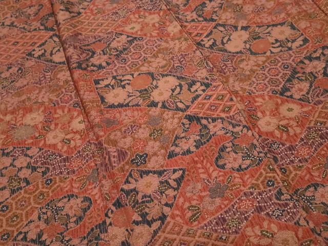 平和屋着物■上質な小紋　辻が花　金彩　正絹　逸品　CABF9275ev