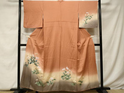平和屋着物■訪問着 枝花文 暈し染め 金彩 正絹 逸品 CABF9291ev