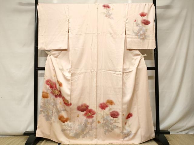 平和屋着物■訪問着　枝花文　暈し染め　金彩　正絹　逸品　CABF9296ev