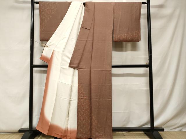 平和屋着物■訪問着 草花文 正絹 逸品 CABF9306ev