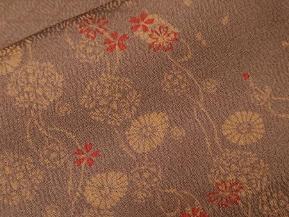 平和屋着物■訪問着 草花文 正絹 逸品 CABF9306ev