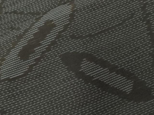 平和屋着物■本場大島紬　幾何学文様　正絹　逸品　CABF9307ev