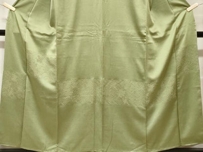 平和屋着物■豪華色留袖 横段吉祥花文 銀糸 正絹 逸品 CABF9320ev