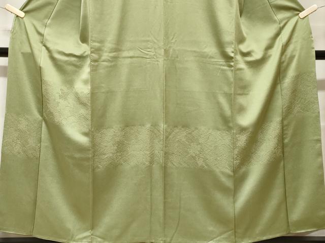 平和屋着物■豪華色留袖 横段吉祥花文 銀糸 正絹 逸品 CABF9320ev