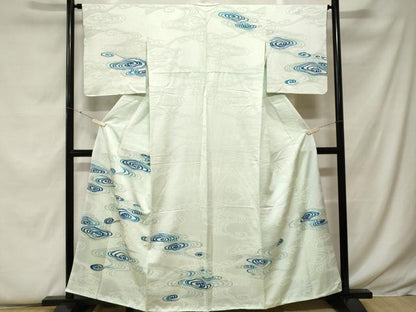 平和屋着物■訪問着　流水文　金彩　正絹　逸品　CABF9325ev