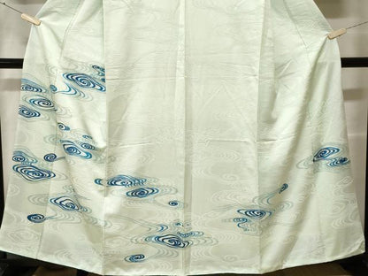平和屋着物■訪問着　流水文　金彩　正絹　逸品　CABF9325ev