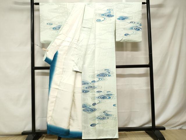 平和屋着物■訪問着　流水文　金彩　正絹　逸品　CABF9325ev