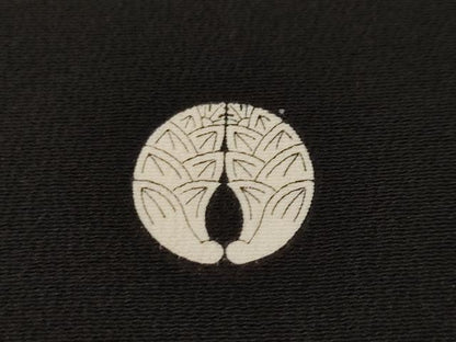 平和屋着物■豪華黒留袖 駒刺繍 鳳凰吉祥花丸文 金彩 正絹 逸品 CABF9335ev