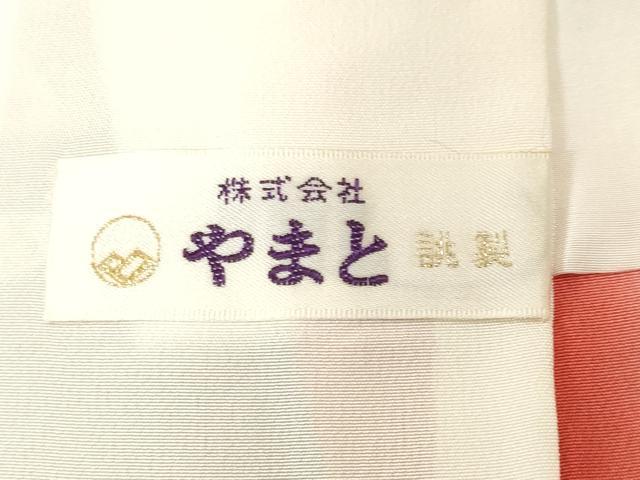 平和屋着物■上質な小紋　扇面草花文　鬼しぼ縮緬　やまと誂製　正絹　逸品　CABF9345ev 平和屋着物□上質な小紋 扇面草花文 鬼しぼ縮緬 やまと誂製