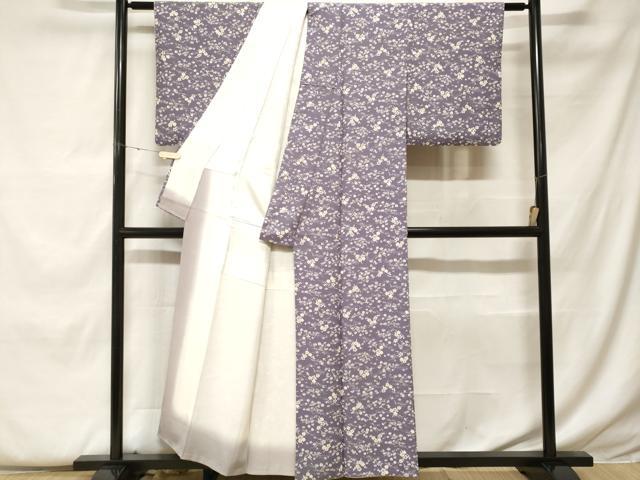 平和屋着物■上質な小紋　梅草花文　正絹　逸品　CABF9348ev 平和屋着物□上質な小紋 梅草花文 正絹 逸品 CABF9348ev - メルカリ