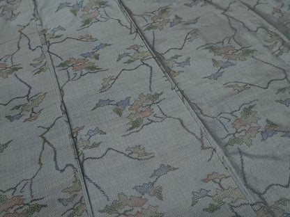 平和屋着物■本場大島紬 7マルキ 枝葉文 正絹 逸品 CABF9360ev