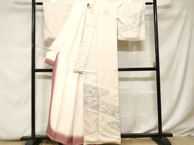 平和屋着物■訪問着 絞り 辻が花 正絹 逸品 CABF9363ev