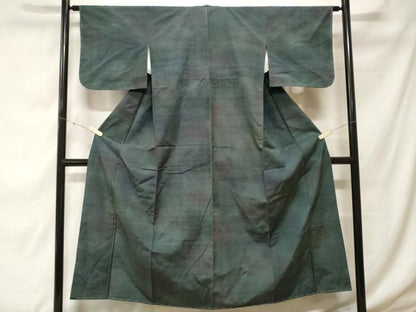 平和屋着物■上質な紬 霞文 正絹 逸品 未使用 CABF9374ev